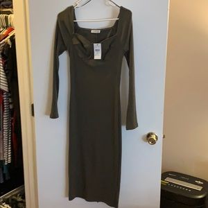 Brand New Green Fashionnova Dress Size Large